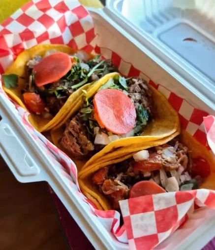 Delicious Beef Brisket Tacos at Don Taco in Calgary, AB